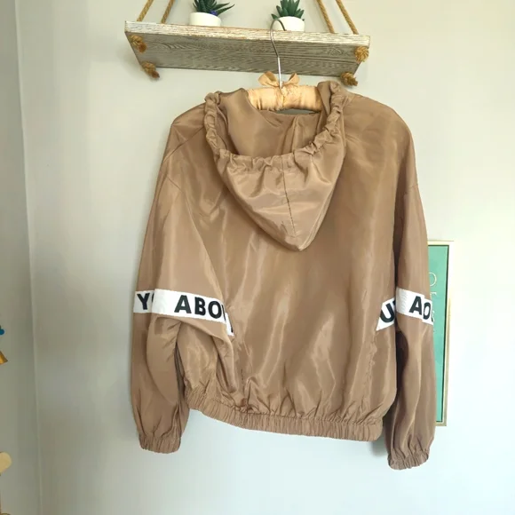 Beige Hooded Jacket - Picture 5 of 7